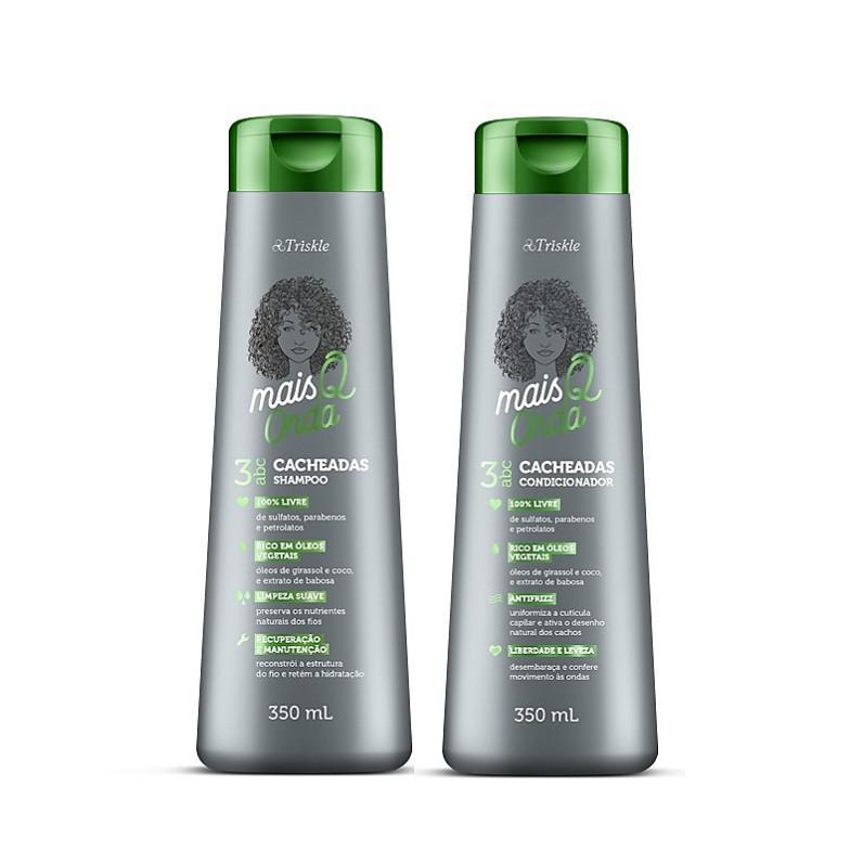 Miniatura Shampoo E Condicionador Mais Q Onda Cacheadas Triskle