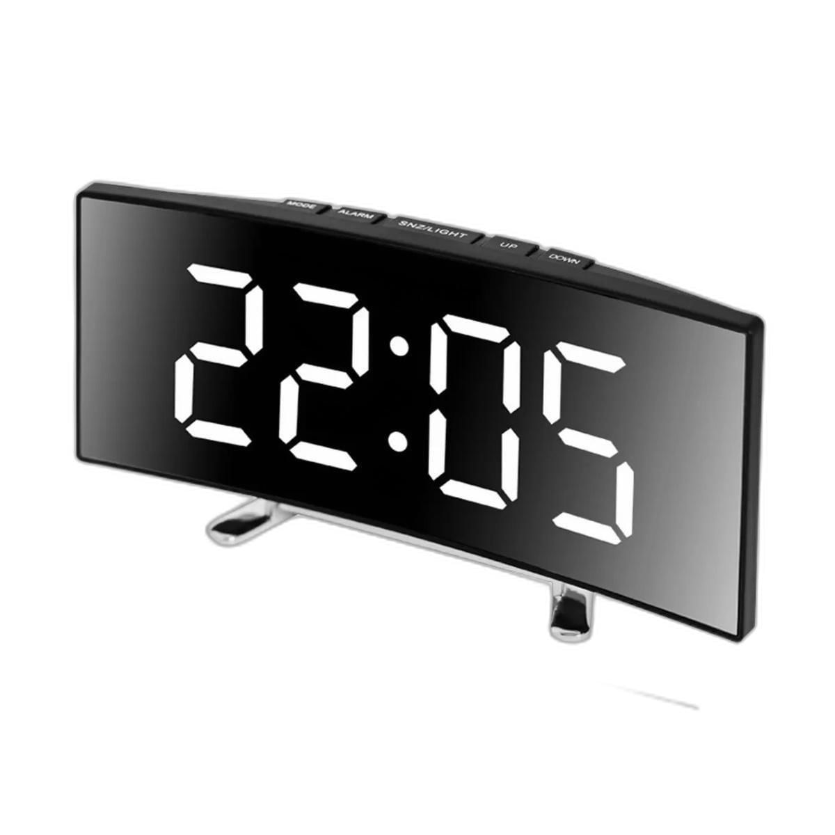 Miniatura Relógio/Despertador Infantil Luz Led Verde E Iluminação