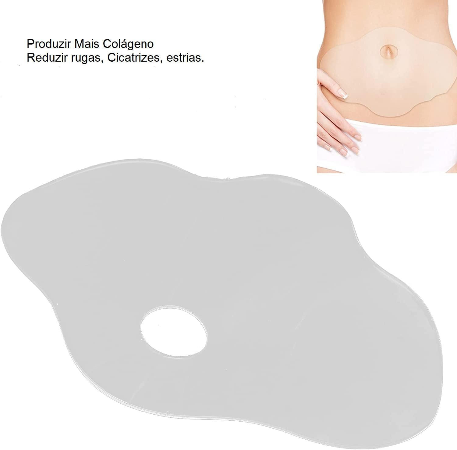 Miniatura Adesivo De Silicone Anti-Rugas Para O Abdômen E Barriga