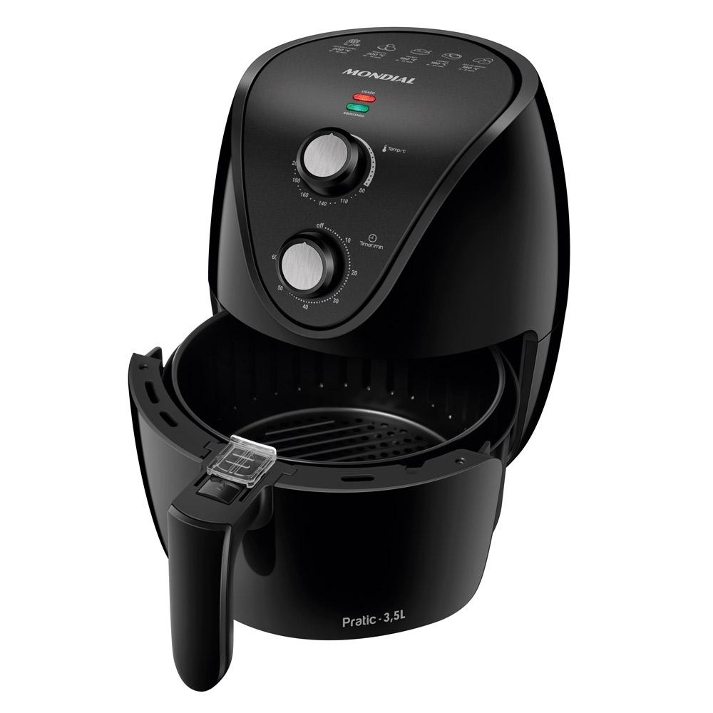 Fritadeira Air Fryer 3,5L AF35BF Mondial 127V Preto - 127V