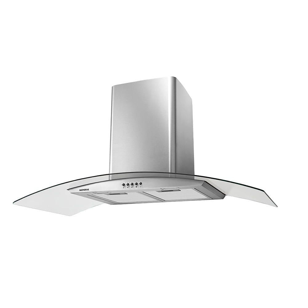 Miniatura Coifa De Parede 90cm Mondial Cf90-01 Inox 127V 110V