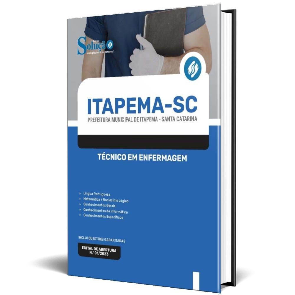 Miniatura Apostila Prefeitura Itapema Sc 2024 - Técnico Em Enfermagem