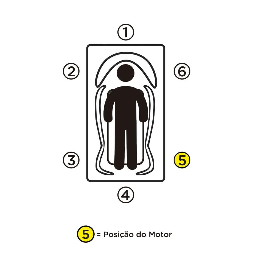 Miniatura Banheira Hidromassagem Astra Due Luxo 150cmx90cmx44cm - 04 Jatos Branco Gel-Coat P5 com Aquecedor 110V