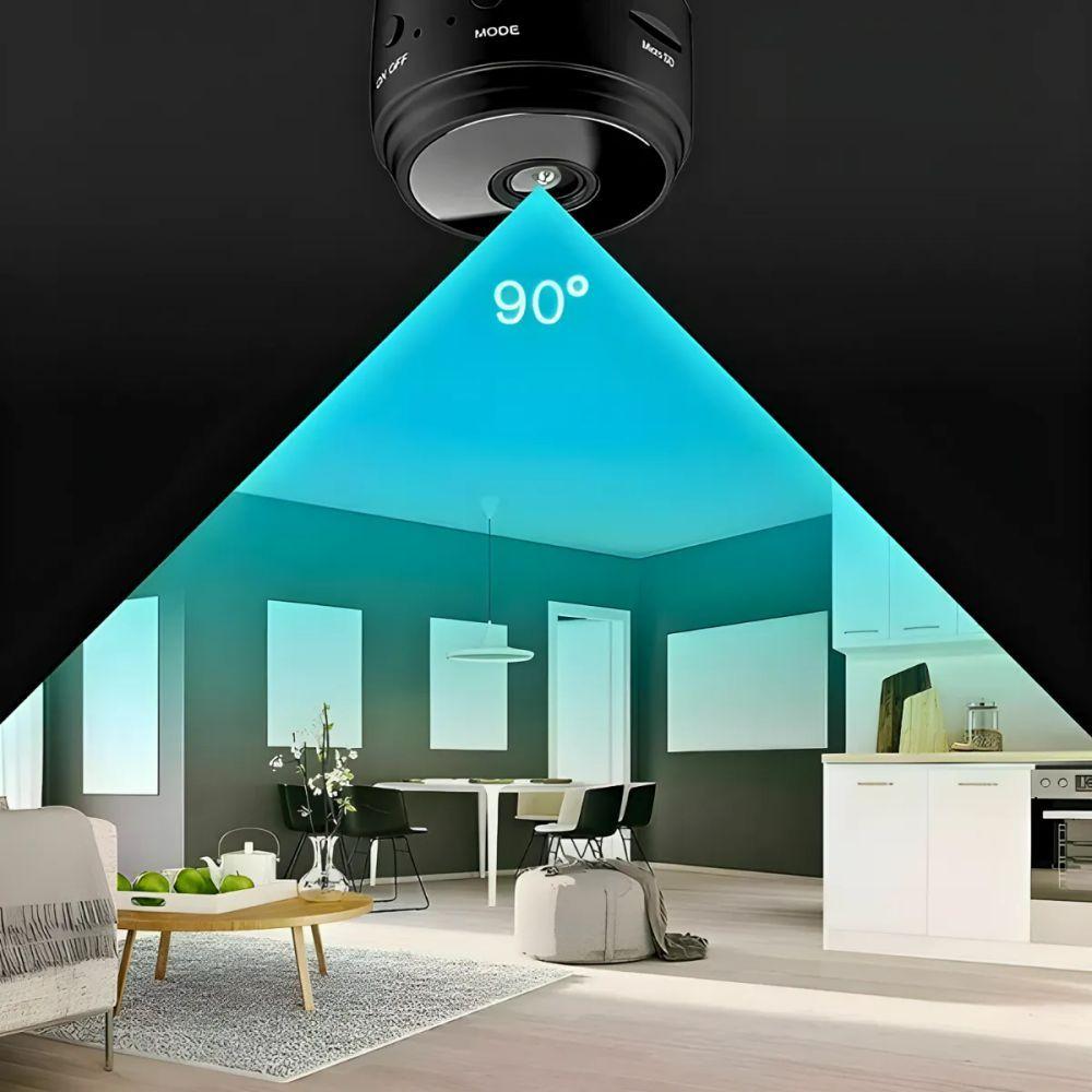 Miniatura Mini Câmera Espiã A9 Wifi Sensor Visão Noturna