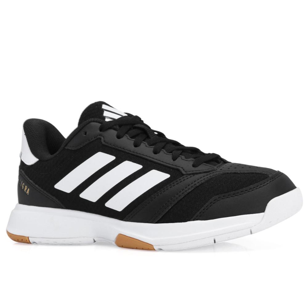 Tênis Adidas Ligra 8 Indoor Preto e Branco 34