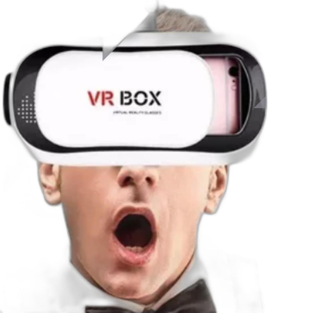 Óculos Vr Box 2.0 Realidade Virtual 3D Android Com Controle