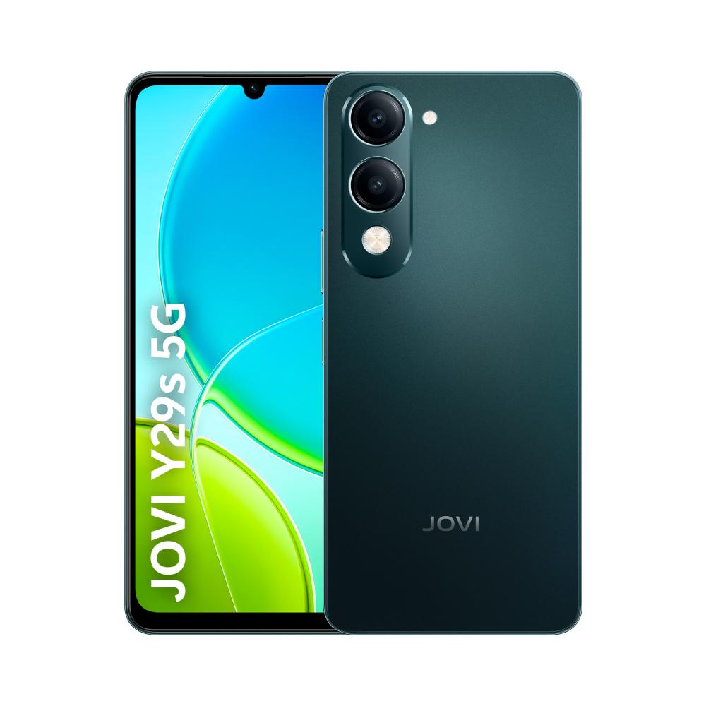 Smartphone Jovi Y29s 5g 256gb, 8+8gb Ram Turbo, Câmera 50mp, Dimensity 6300, Bateria 6000mah, Carregamento 44w - Preto Jade
