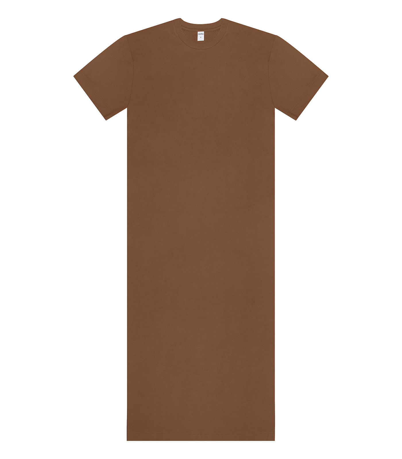 Miniatura Vestido Midi Feminino Rovitex Marrom G