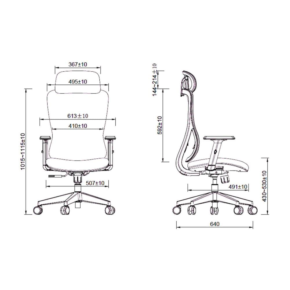 Cadeira Ergonômica para Escritório Verde