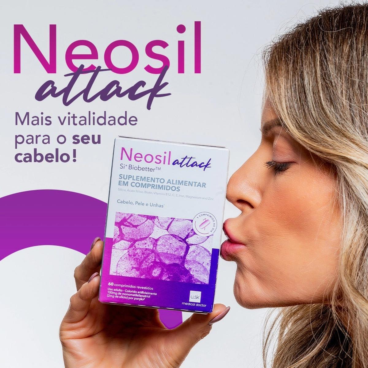 Miniatura Neosil Attack 100Mg Polivitamínico 90 Comprimidos