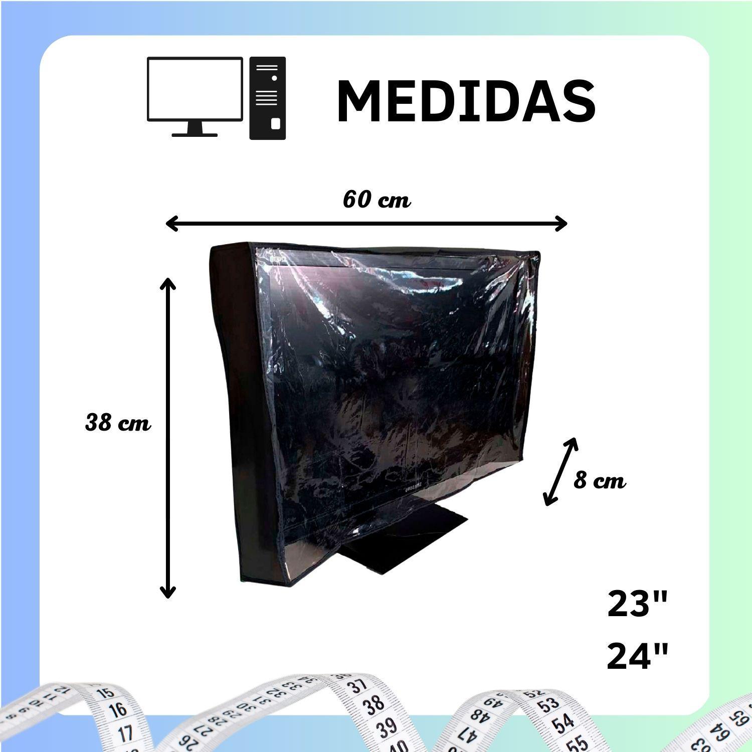 Miniatura Capa Proteção Monitor 23 24 Pol Resistente Líquido Poeira