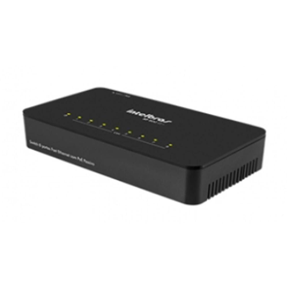 Miniatura Switch Intelbras Sf800Q+ 8 Portas 10/100 Mbps Fast Ethernet - 4760020