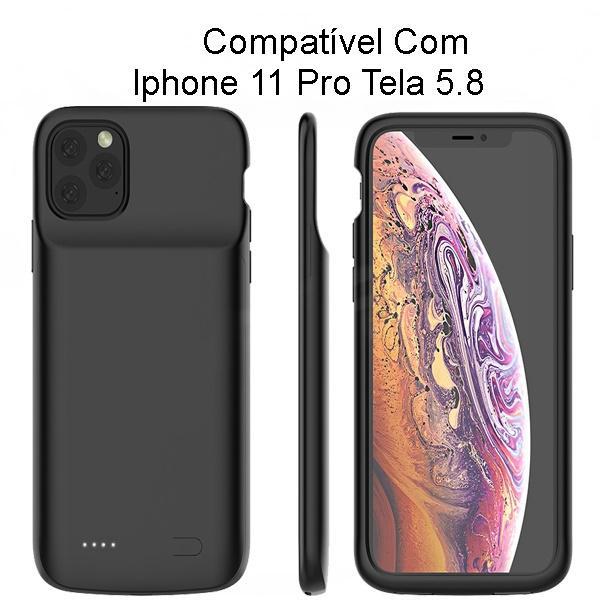 Capa Capinha Iphone 11 Pro Recarregável Carregador 4.800