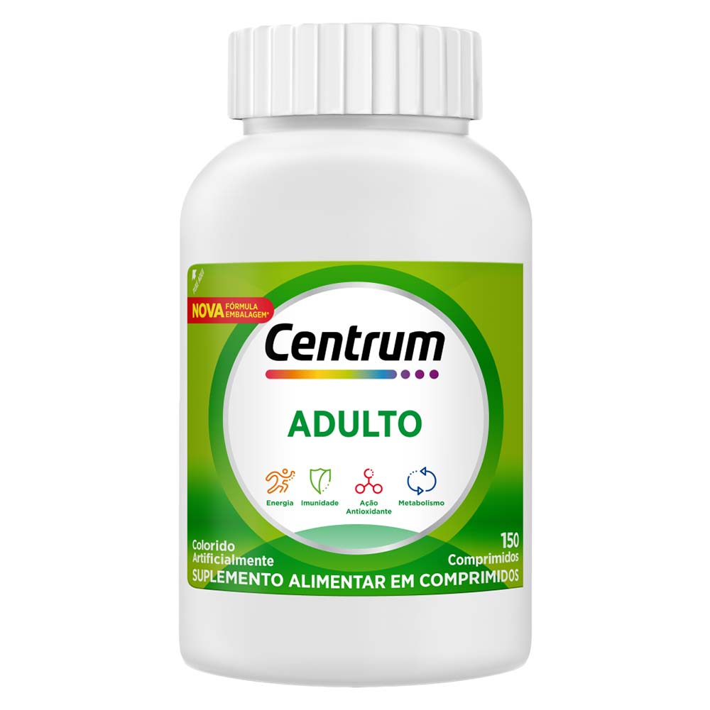 Miniatura Suplemento Alimentar Centrum Multivitamínico Adulto 150 Comprimidos