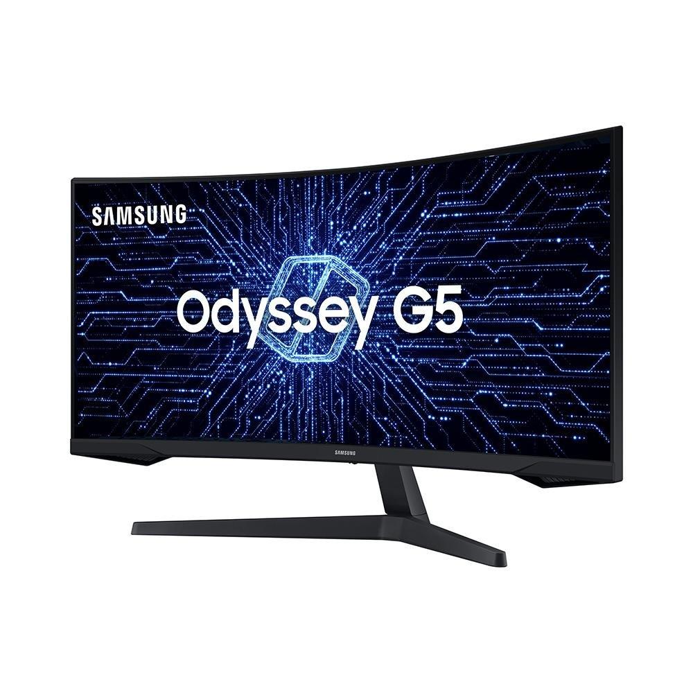 Monitor Gamer Curvo Samsung Odyssey G5 34", WQHD, 165Hz, 1ms, FreeSync Premium, HDR10 - LC34G55TWWLMZD