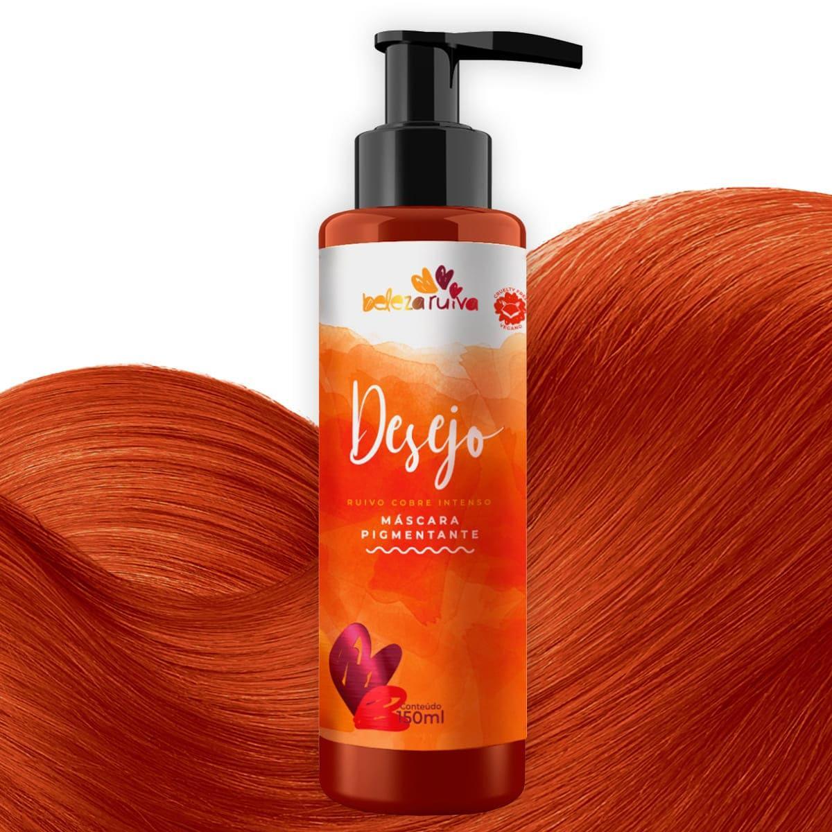 Kit Beleza Ruiva Encanto Colors Ruivo Intenso Base 8