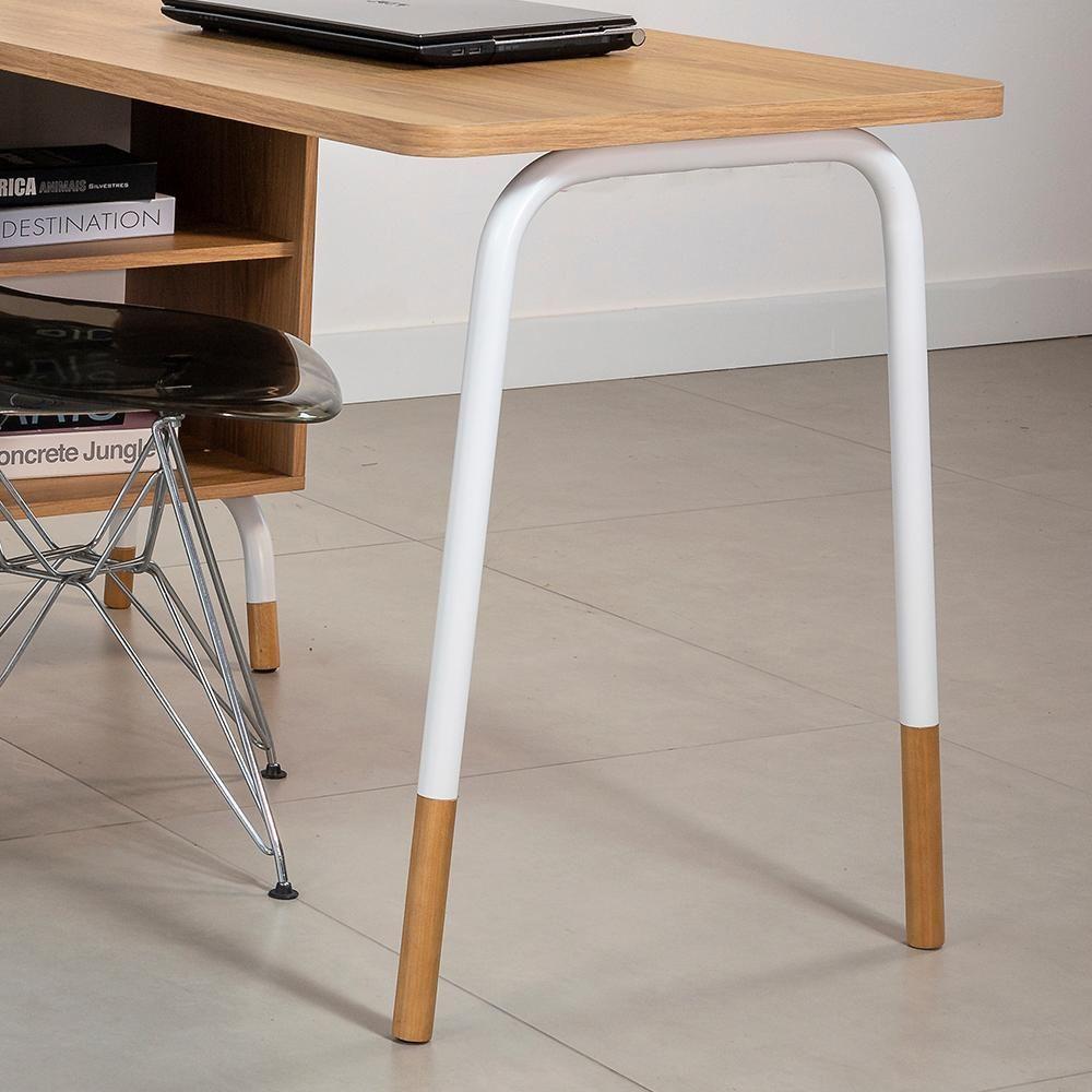 Miniatura Mesa Escrivaninha Em L 28003 Hanover Branco Artesano Hanover Branco