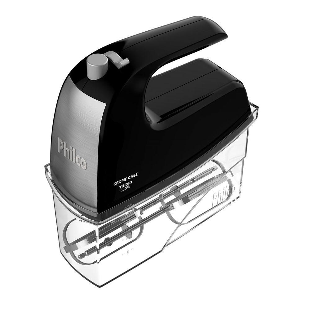 Miniatura Batedeira Philco PBT450P Crome Case 550W 220V