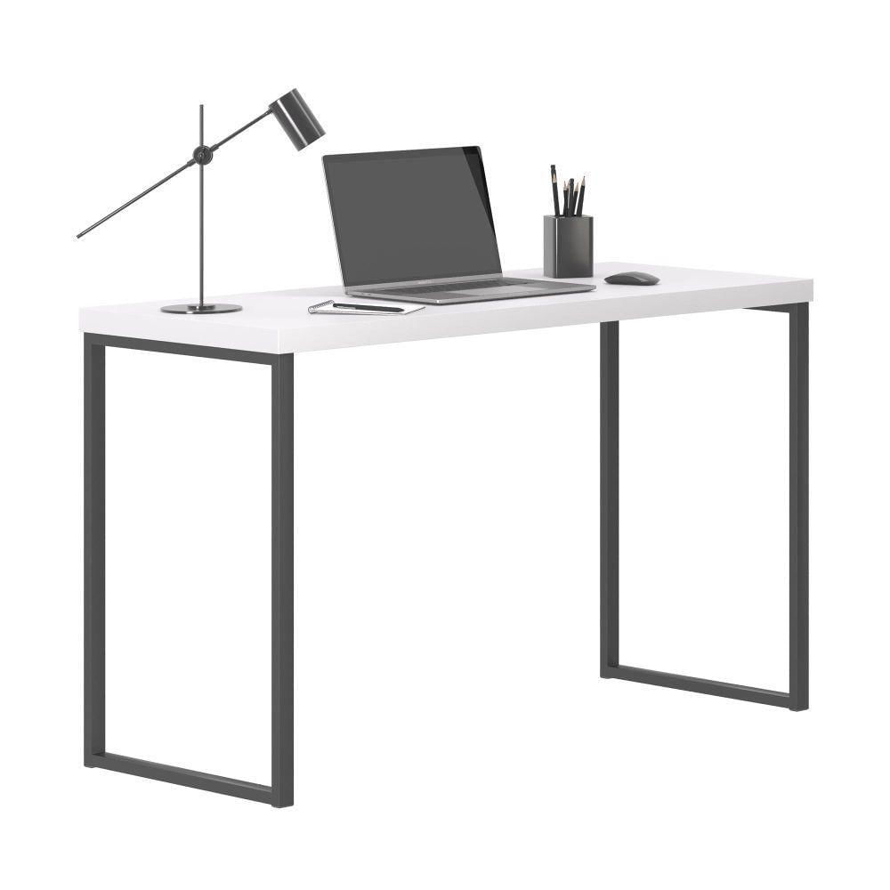 Miniatura Conjunto Armario E Mesa De Computador Noc Branco