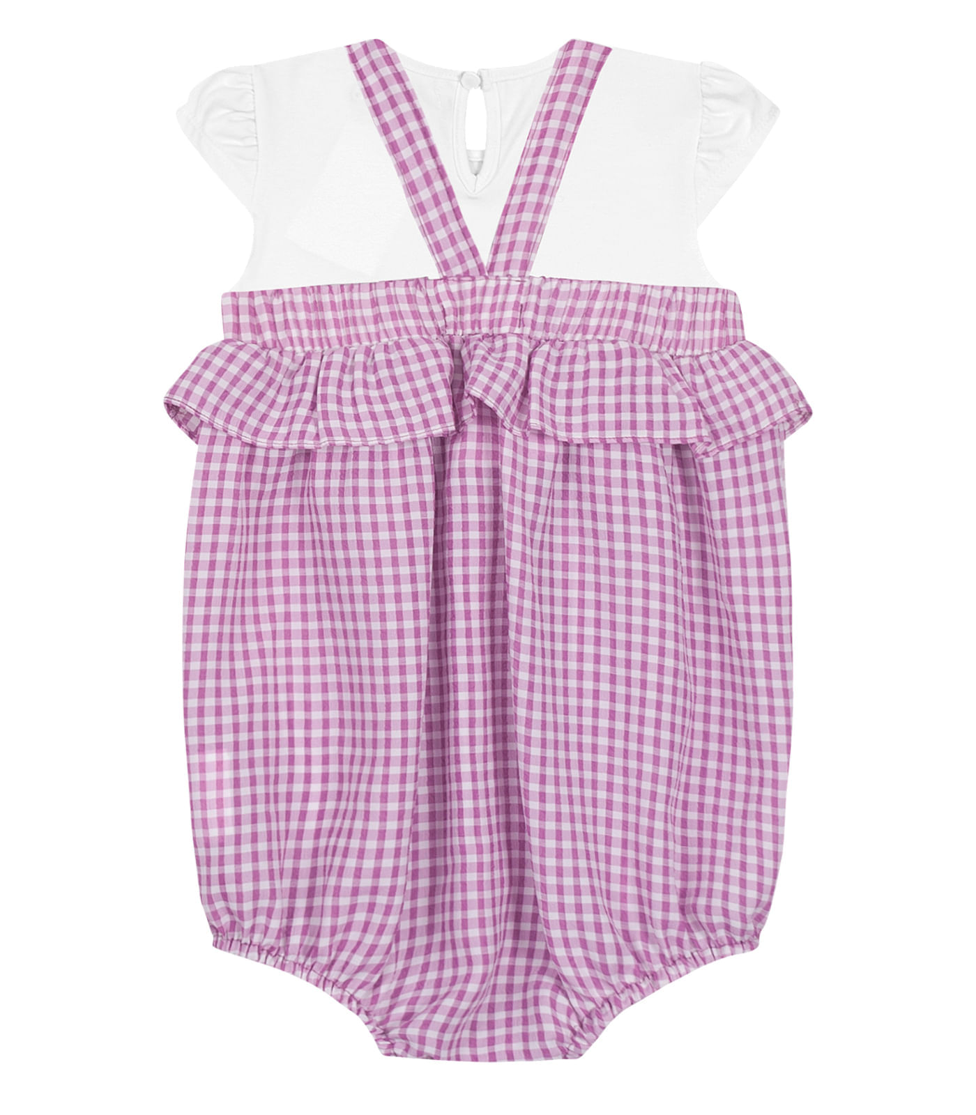 Miniatura Conjunto Macaquinho Com Blusa Trick Nick Roxo 1