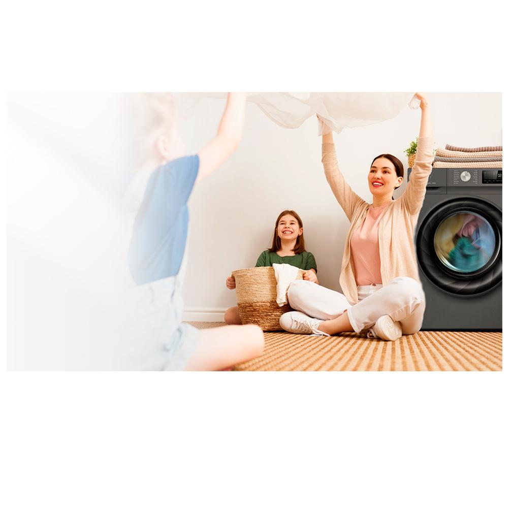 Lava & Seca Hisense Steam Titanium com 13 Programas de Lavagem - WD5Q1342BW 110