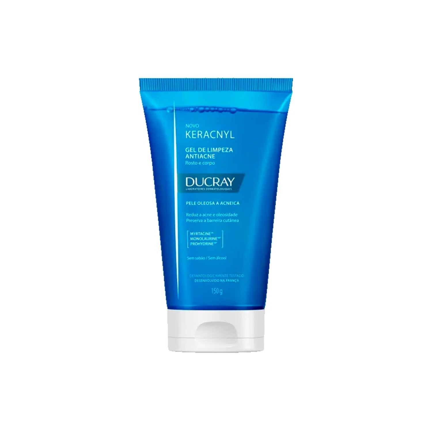 Miniatura Gel de Limpeza Antiacne Ducray Keracnyl Pele Oleosa a Acneica 150g