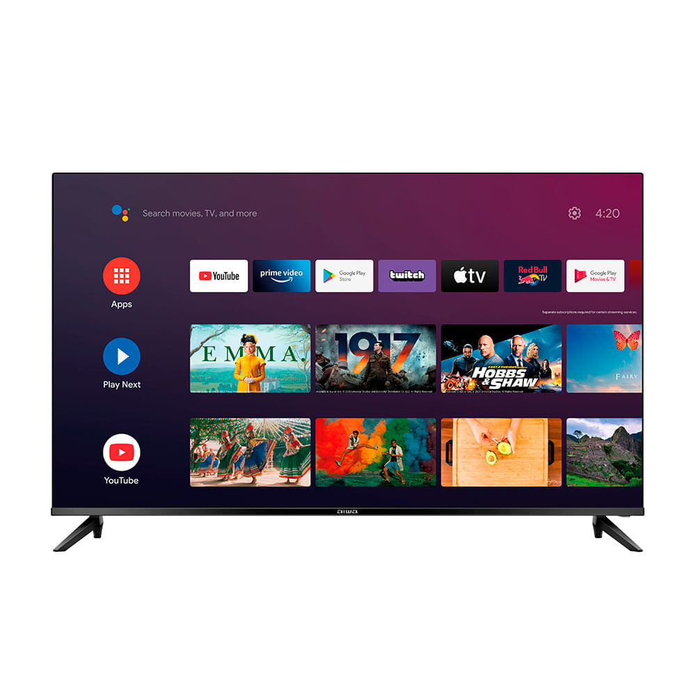 Smart TV Aiwa AWS-TV-50-BL-02-A Borda Infinita - Bivolt