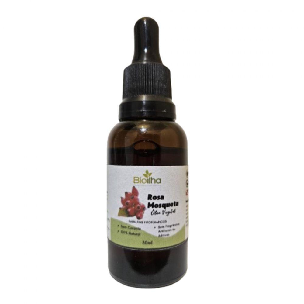 Miniatura Óleo Vegetal De Rosa Mosqueta 100% Puro, Rosa Rubiginosa, Clareador, Elimina Manchas E Estrias- 30ml