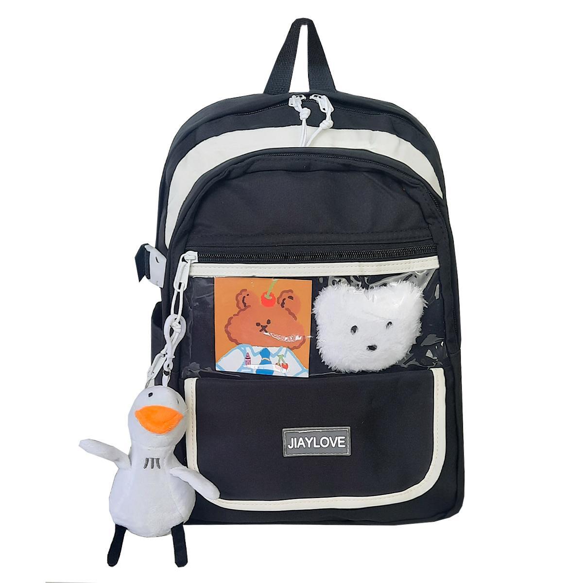 Miniatura Mochila Bolsa Feminina Escolar Fofa Linda Kawaii Impermeável