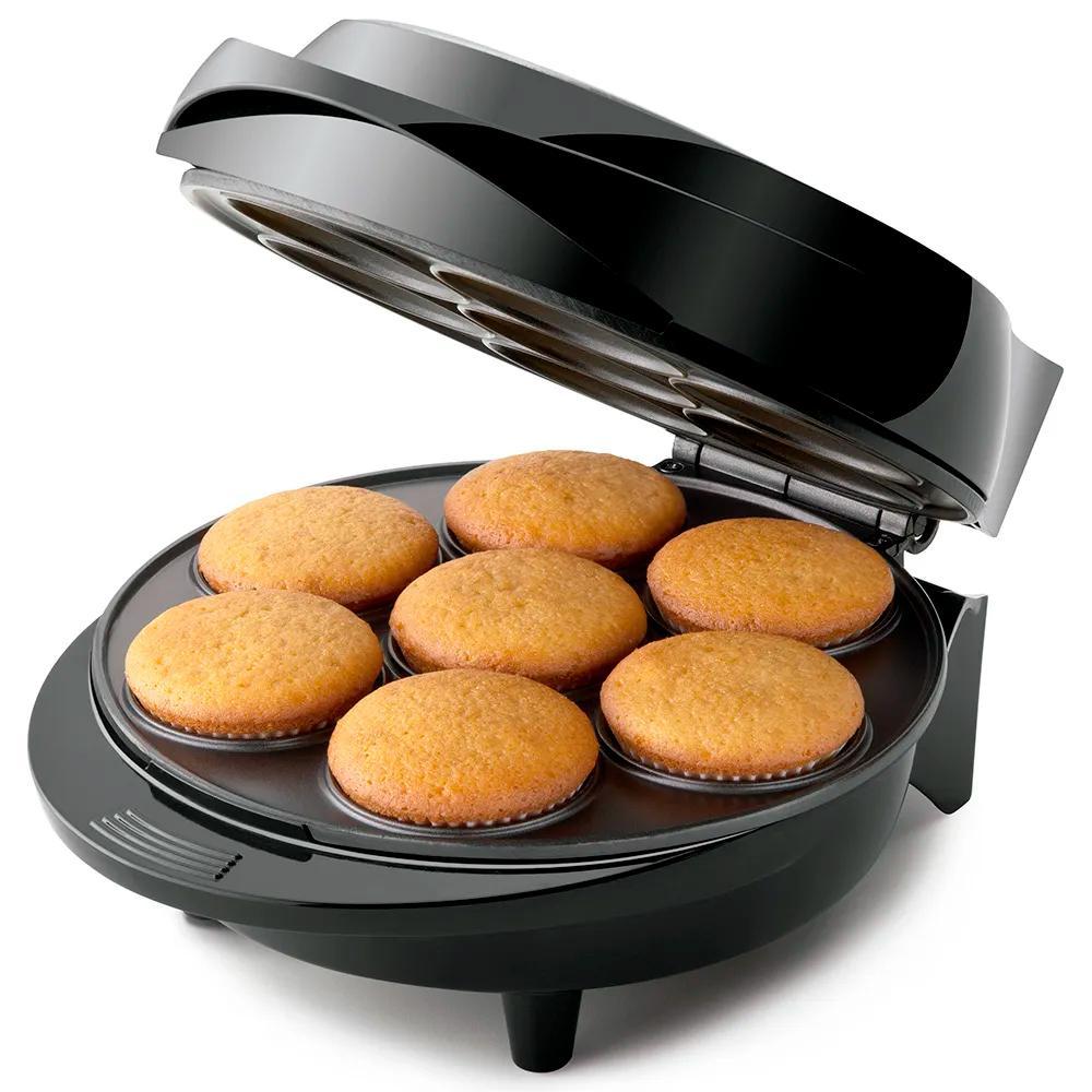 Miniatura Maquina Cupcake Maker Pratic Ck-01 Preto/Inox 1000W 127V