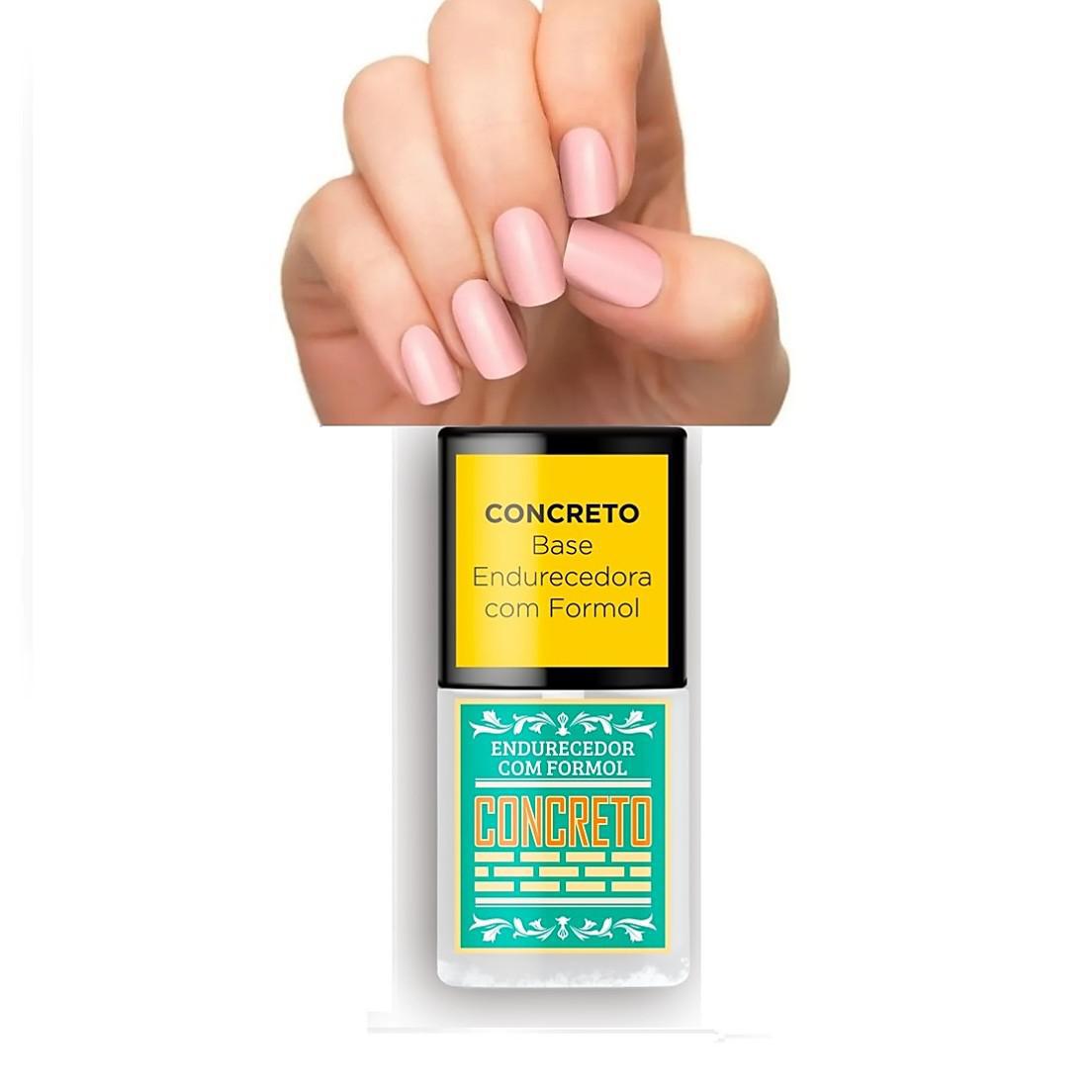 Miniatura 2 Base Concreto Endurecedor De Unha Top Beauty 7Ml
