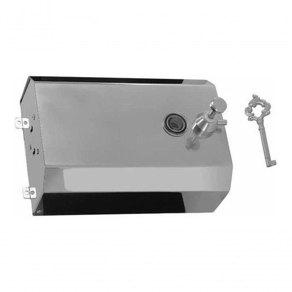 Miniatura Saboneteira Em Aço Inox 304 Com Fechadura. Capacidade: 2 Li