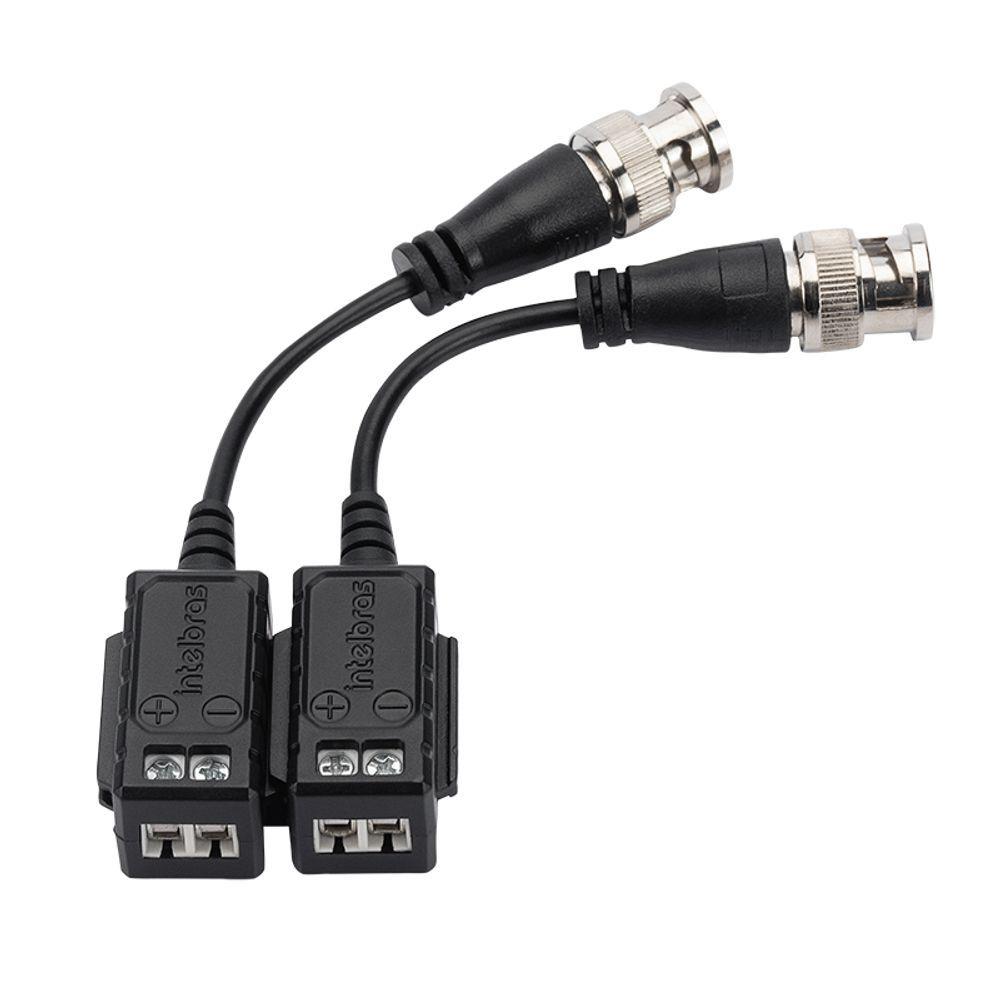 Miniatura Conversor Balun Intelbras Cftv 4k Uhd | Vb 501 P G2 Passivo