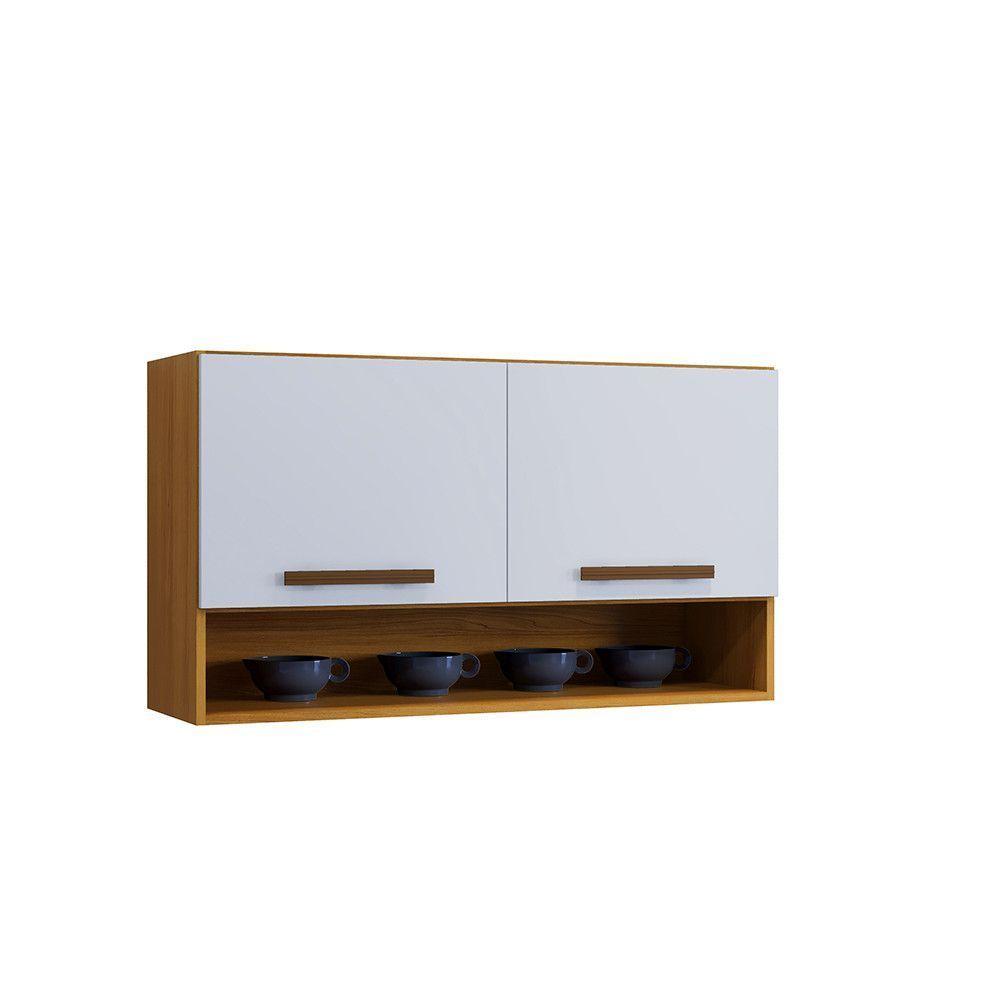 Miniatura Armário Aéreo Beta Freijó - Branco