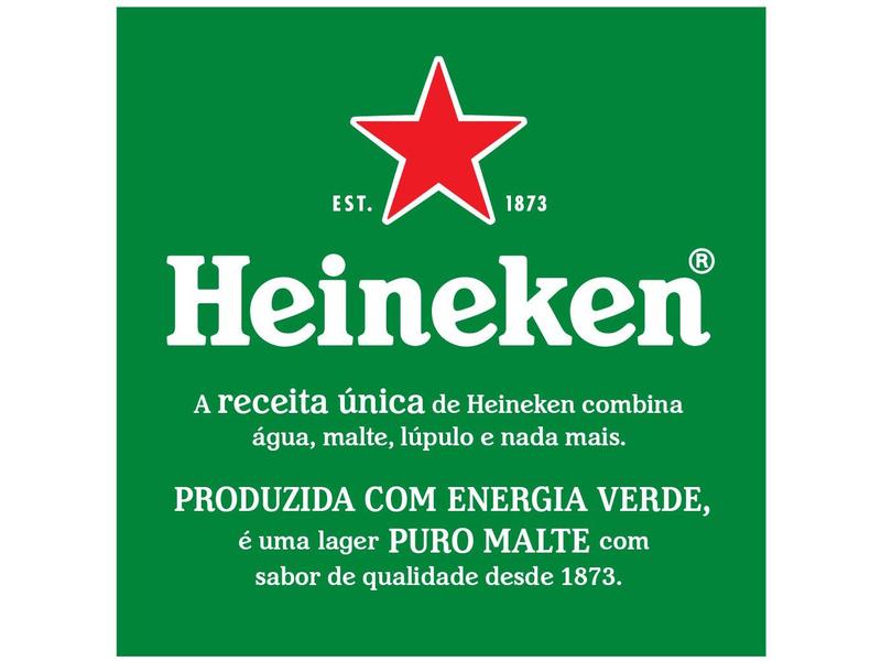 Miniatura Cerveja Heineken Lata 350ml 12 Unidades