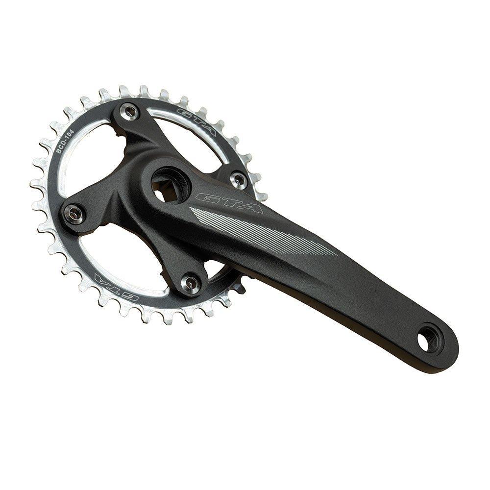 Miniatura Pedivela Single 170mm 34d Gta - Alumínio, Coroa 34 Dentes