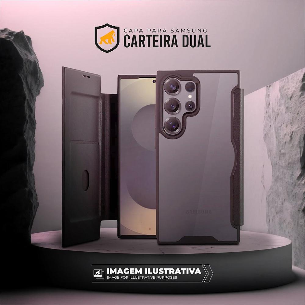 Miniatura Capa para Samsung Galaxy S25 Ultra - Carteira Dual - Gshield