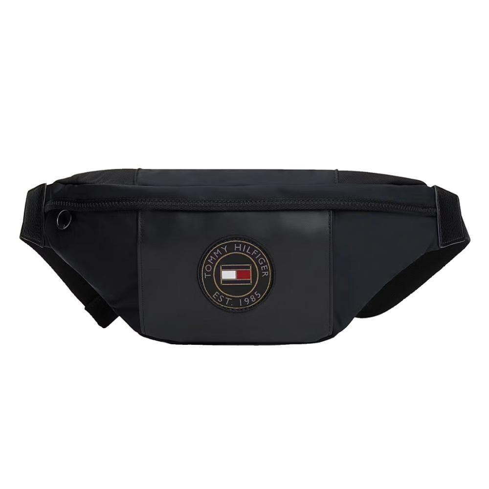 Miniatura Pochete Bolsa Tranversal Tommy Hilfiger Block Bumbag Preto