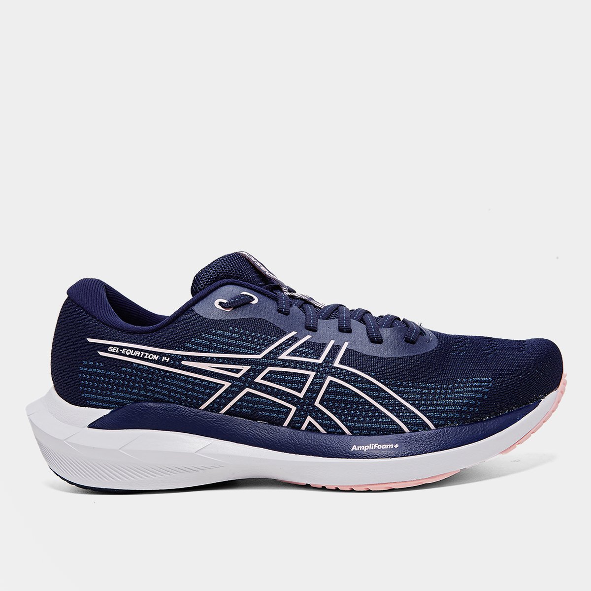 Miniatura Tênis Asics Gel-Equation 14 Feminino Marinho+Rosa - 34