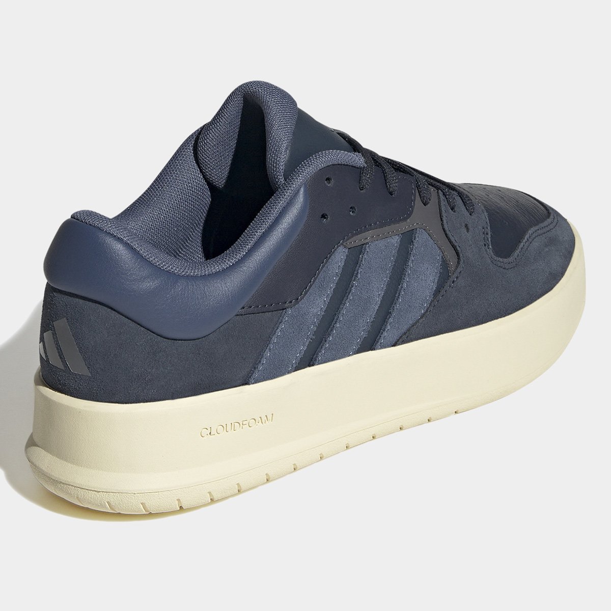 Miniatura Tênis Adidas Court 24 Masculino Marinho+Bege - 37