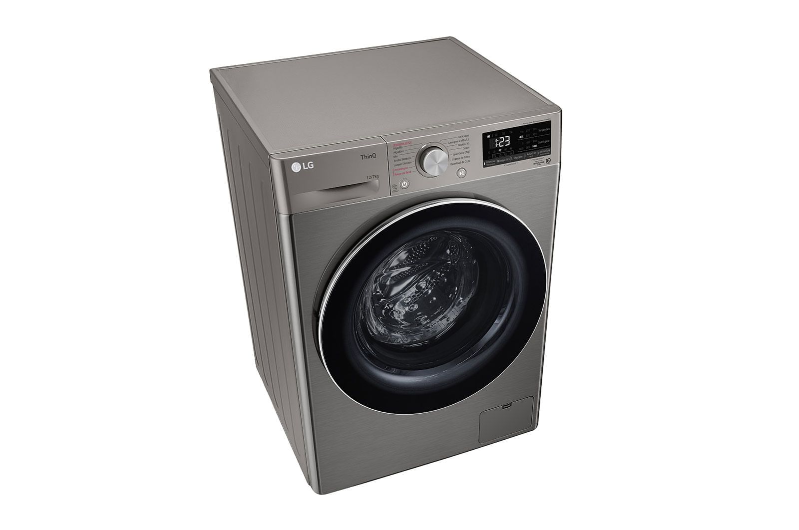 Lava e Seca LG Smart VC4 12kg Inox Look com Inteligência Artificial AIDD™ (CV5012PC4A) - 220v