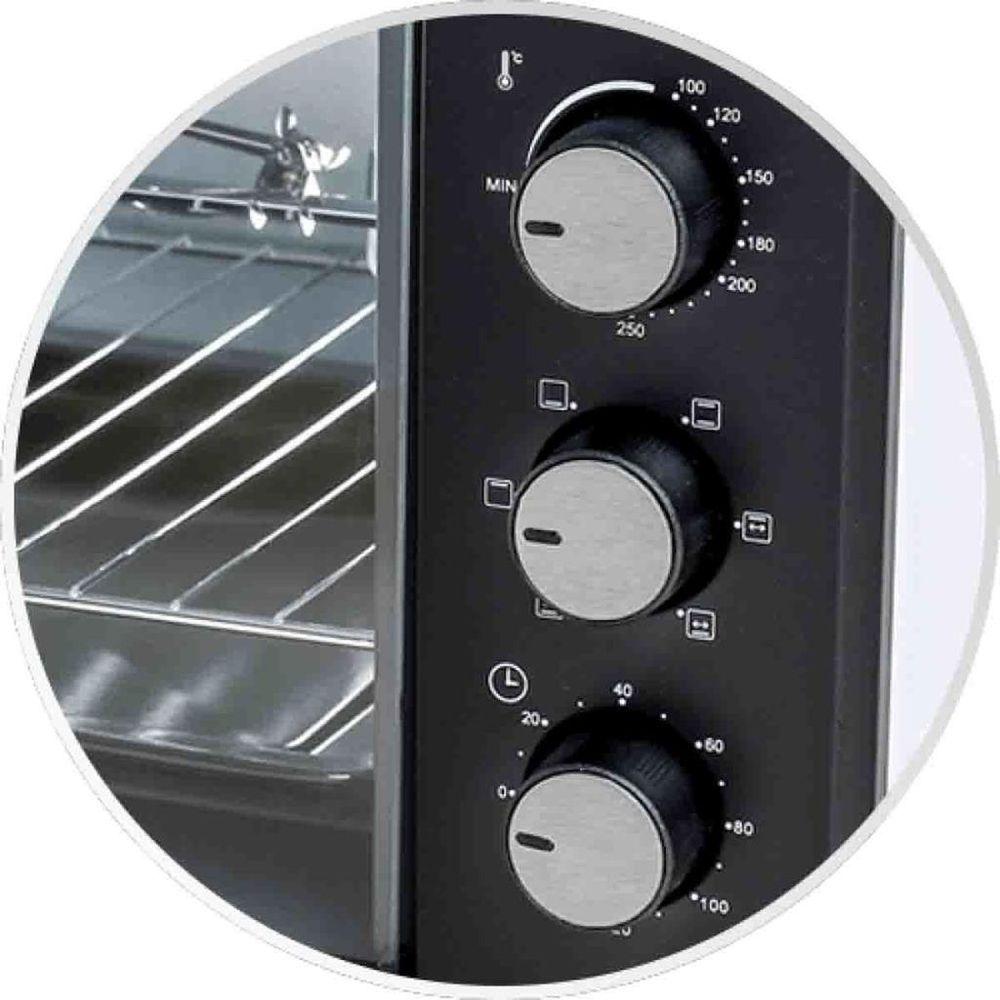 Miniatura Forno Eletrico Best Plus 60 Litros Assa Rapido 110V Branco