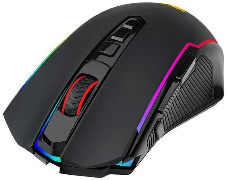 Miniatura Mouse Gamer Redragon Sem Fio Nix Preto M914-Rgb