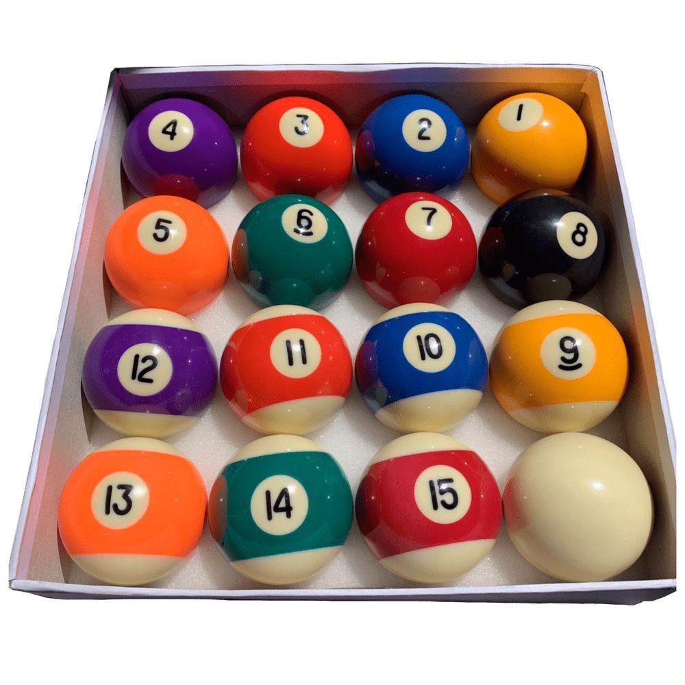 Miniatura Bola De Sinuca Fachada Com Bolão 52mm