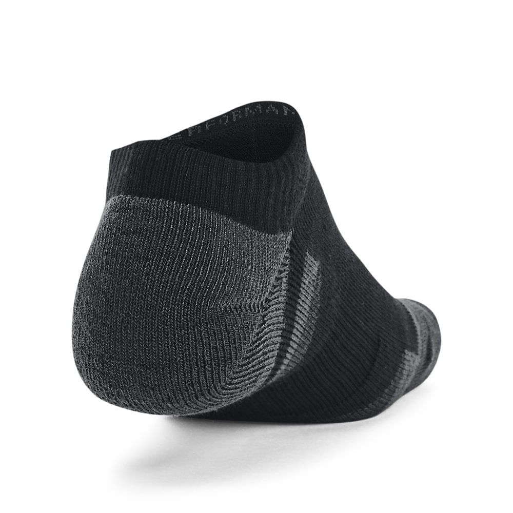 Miniatura Meia Masculina Under Armour Performance Tech NS - Pacote com 3 Pares Preto - 38-40