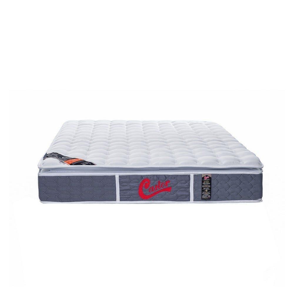Miniatura Colchão Castor Casal Super Luxo Light Stress One Face Pocket 138x188x27cm