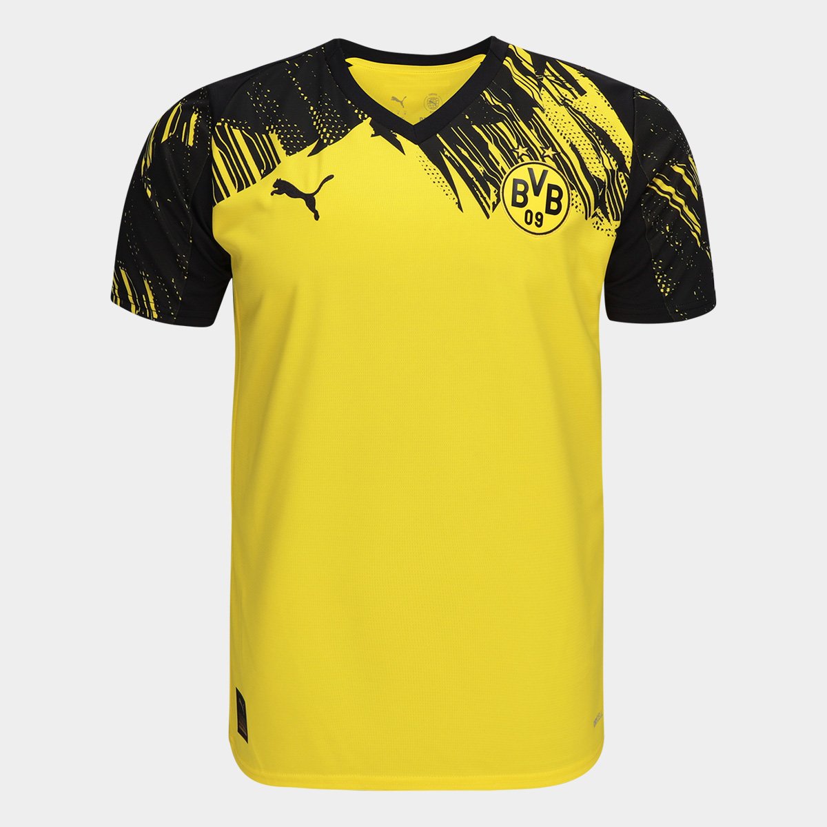 Miniatura Camisa Borussia Dortmund Home 25/26 s/n Torcedor Puma Masculina Amarelo - EGG