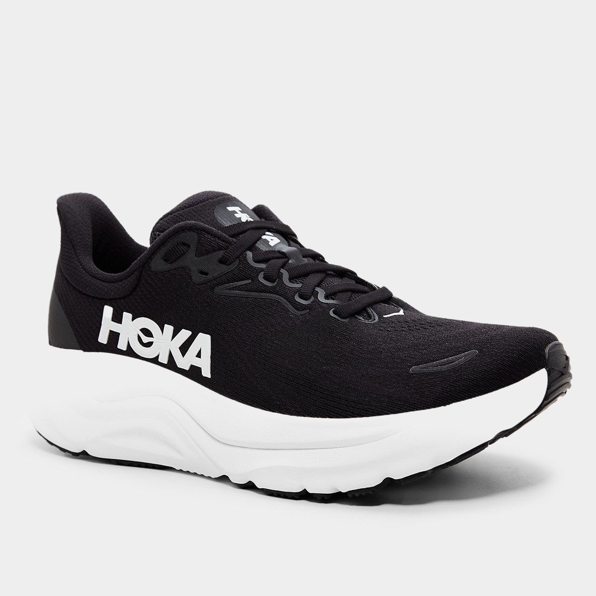 Miniatura Tênis Hoka Bondi 9 Feminino Preto+Branco - 35