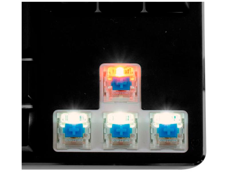 Miniatura Teclado Mecânico Gamer USB OEX Game Preto