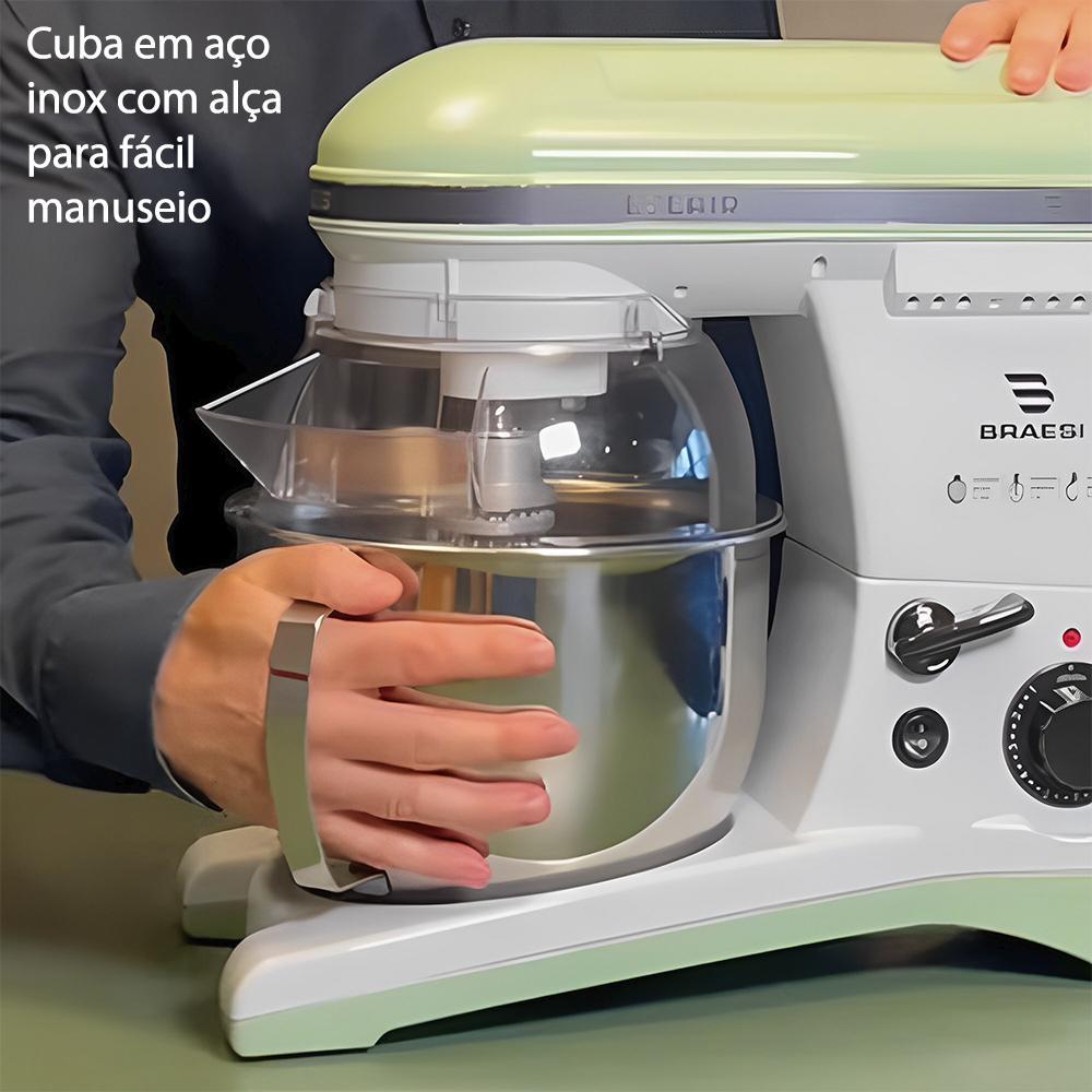 Batedeira Planetária Industrial Pedestal Bivolt Profissional